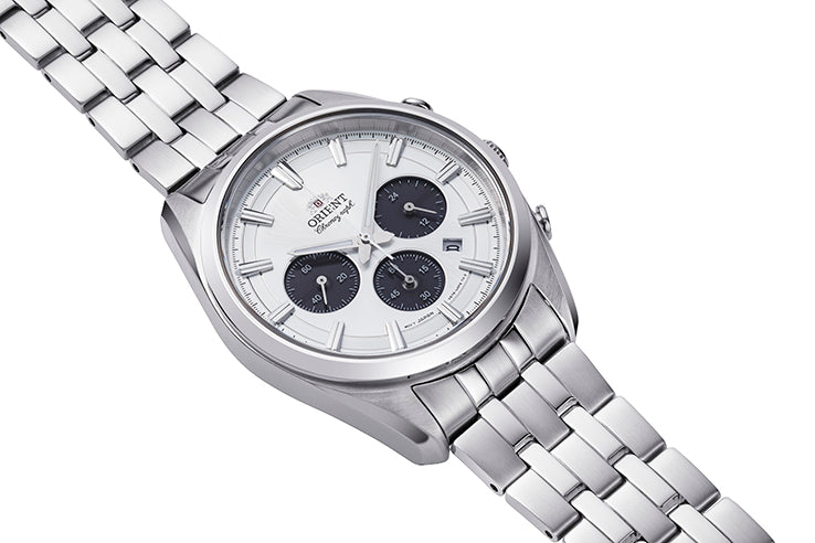 ORIENT RA-TX0305S10B Quartz Contemporary Watch Gents Solor Chrono SS 200MTR