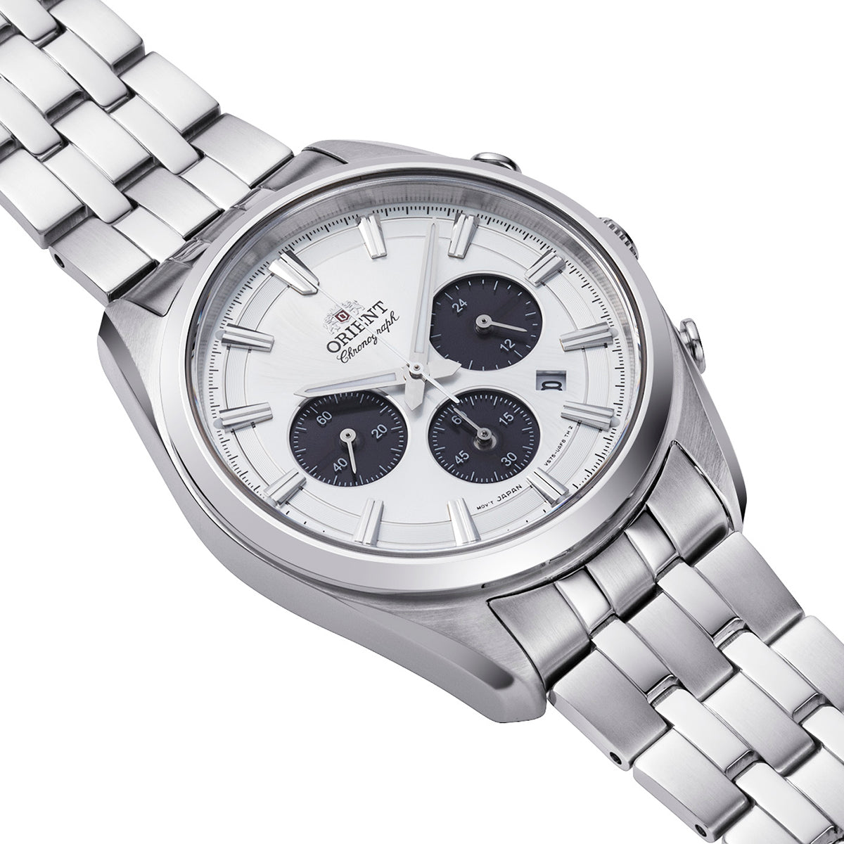 ORIENT RA-TX0305S10B Quartz Contemporary Watch Gents Solor Chrono SS 200MTR
