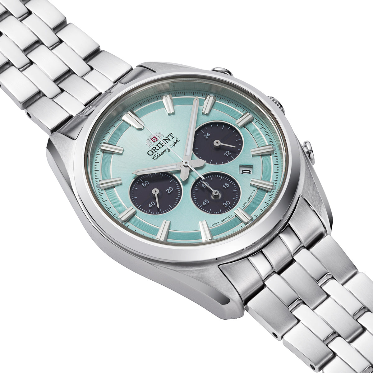 ORIENT RA-TX0304L10B Quartz Contemporary Watch Gents Solor Chrono SS 200MTR