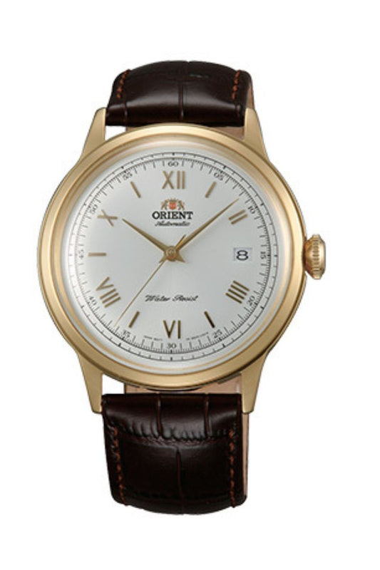 ORIENT AC00007W Mechanical Classic Watch, Leather Strap