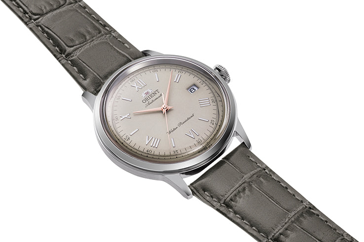 ORIENT RA-AC0025N Mechanical Classic Watch, Leather Strap - 40.5mm
