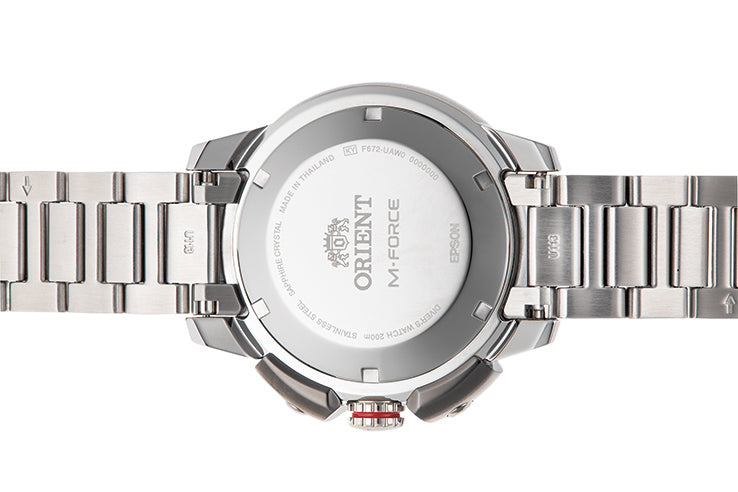 ORIENT RA-AC0L08Y Mechanical Sports Watch, Metal Strap - 45.0mm