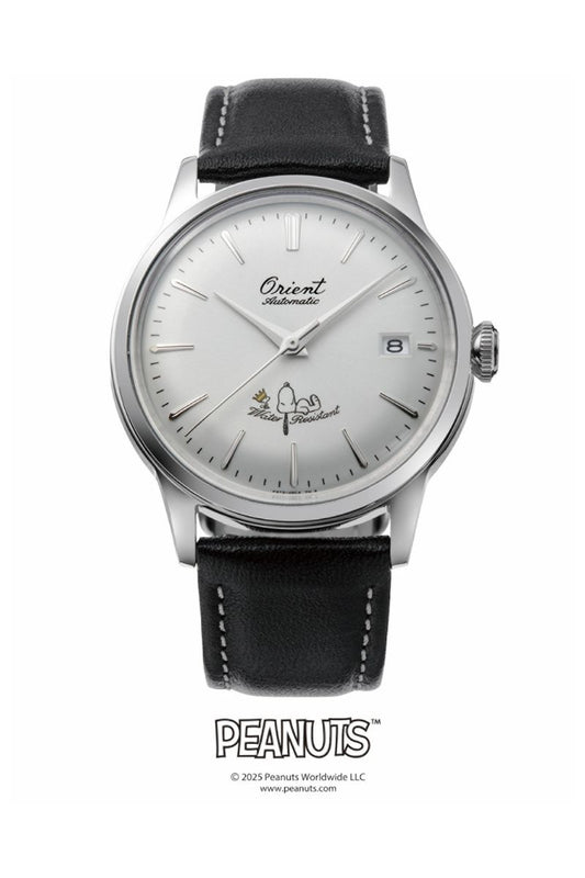 ORIENT RA-AC0M16S Mechanical Classic  Peanuts™ Watch, Leather Strap - 38.4mm Limited