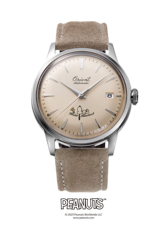 ORIENT RA-AC0M17G Mechanical Classic Peanuts™ Watch, Leather Strap - 38.4mm  Limited