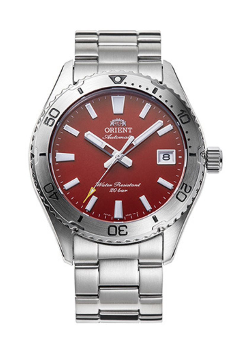 ORIENT RA-AC0Q09R Mechanical Sports Watch, Metal Strap - 39.9mm
