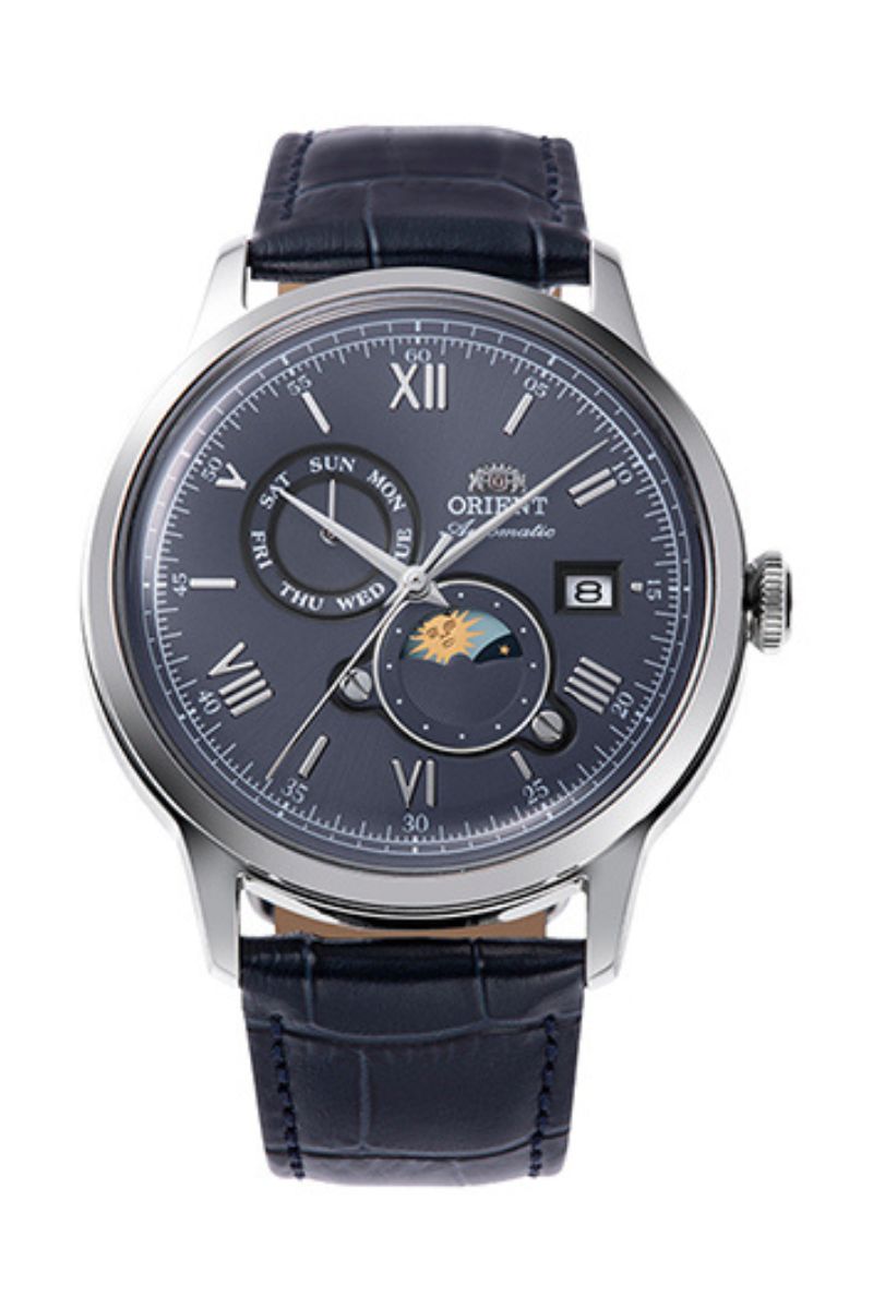 ORIENT RA-AK0806L Mechanical Classic Watch, Leather Strap - 41.5mm