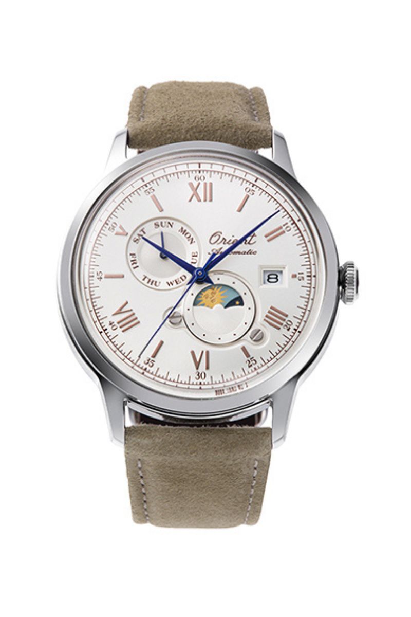 ORIENT RA-AK0808S Mechanical Classic Watch, Leather Strap - 41.5mm Limited
