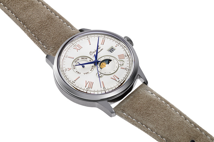 ORIENT RA-AK0808S Mechanical Classic Watch, Leather Strap - 41.5mm Limited