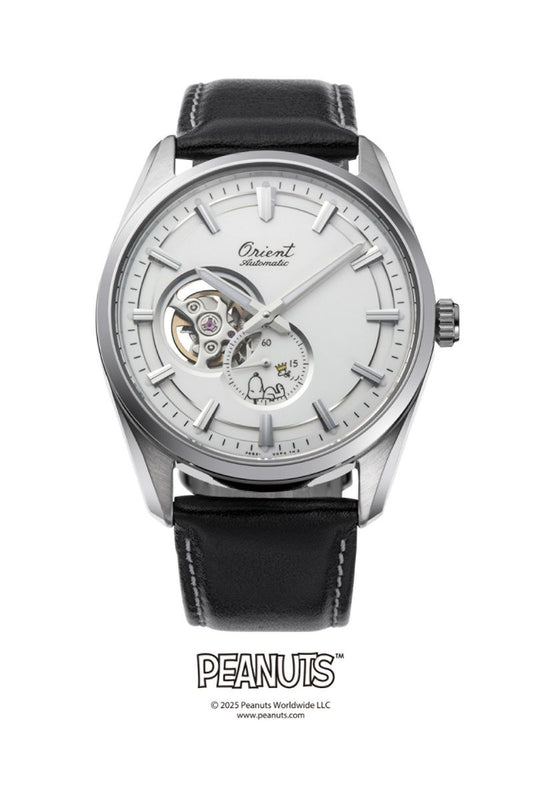 ORIENT RA-AR0011S Mechanical Contemporary Peanuts™ Watch, Leather Strap - 40.8mm Limited
