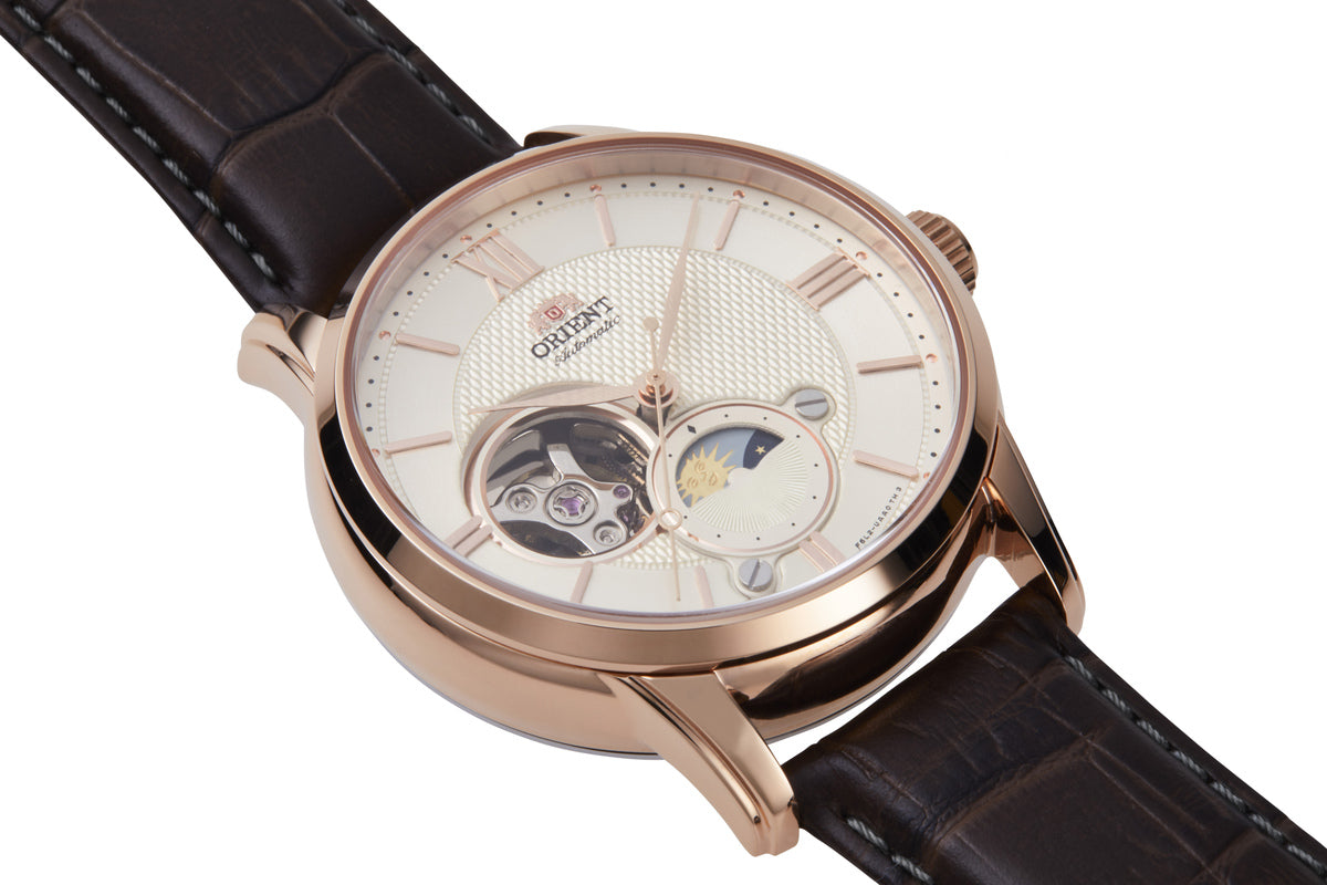 ORIENT RA-AS0009S Mechanical Classic Watch, Leather Strap - 42.0mm