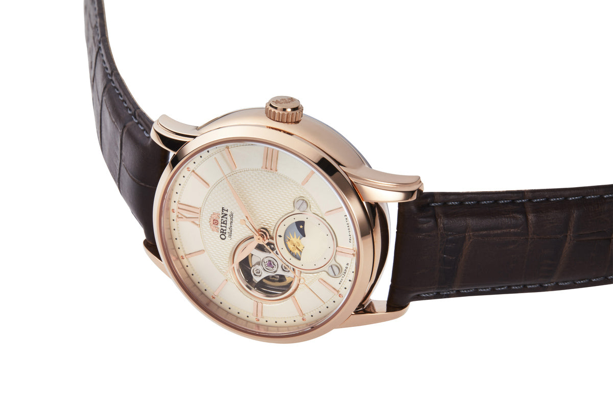 ORIENT RA-AS0009S Mechanical Classic Watch, Leather Strap - 42.0mm