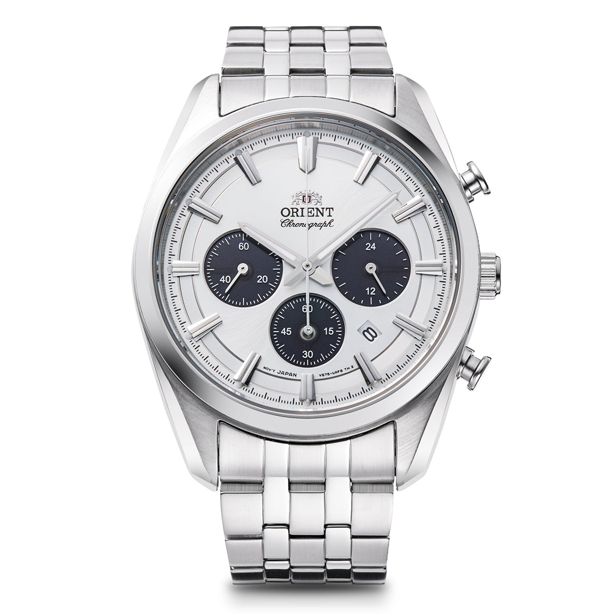 ORIENT RA-TX0305S10B Quartz Contemporary Watch Gents Solor Chrono SS 200MTR