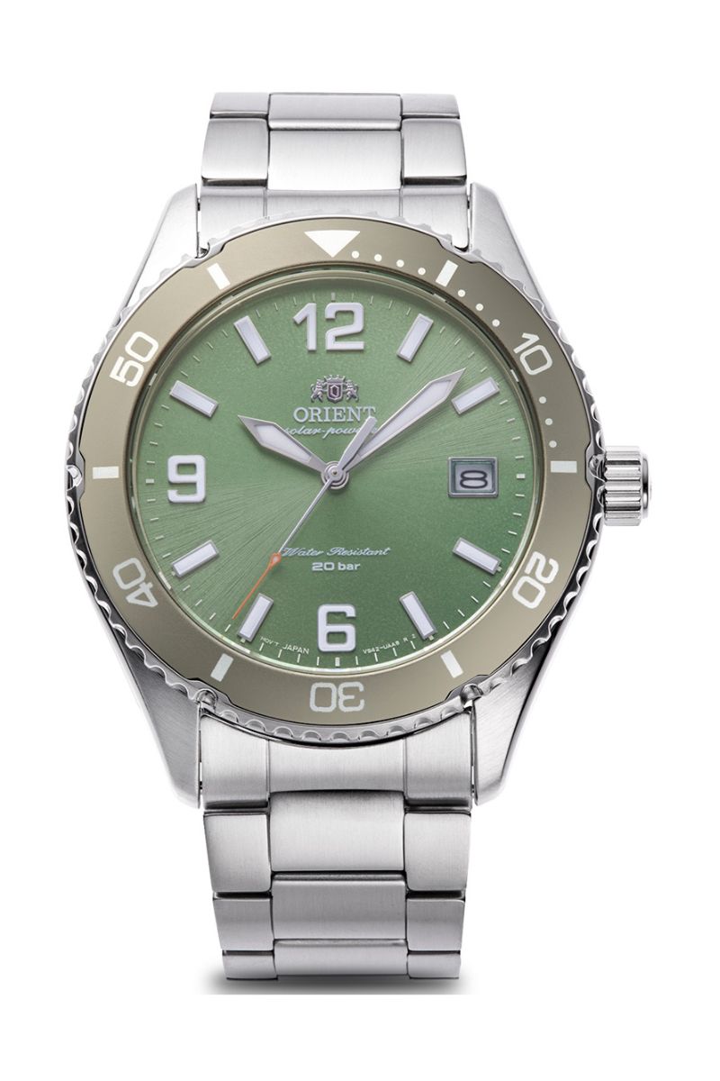 ORIENT RA-WJ0001E10B Quartz Sports Watch, Metal Strap - 39.9mm