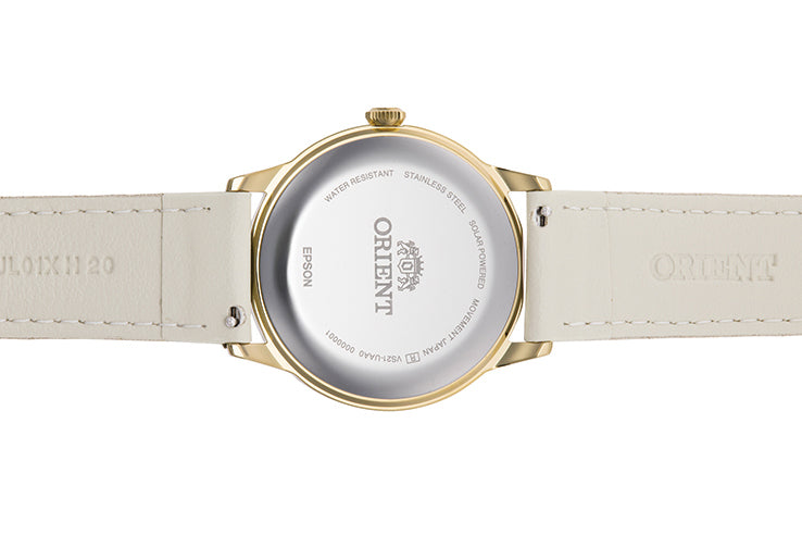 ORIENT RA-WK0001S Quartz Classic Watch, Synthetic leather Strap - 38.4mm