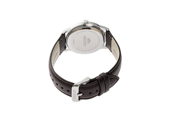 ORIENT RA-WK0004L Quartz Classic Watch, Synthetic leather Strap - 38.4mm