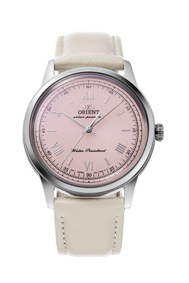 ORIENT RA-WK0005P Quartz Classic Watch, Synthetic leather Strap - 38.4mm