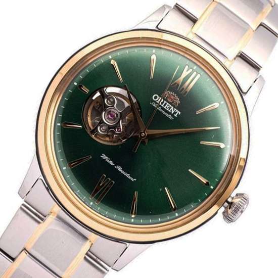 ORIENT RA-AG0432E Bambino semi skeleton Classic Automatic Gents Metal Bracelet Strap Watch