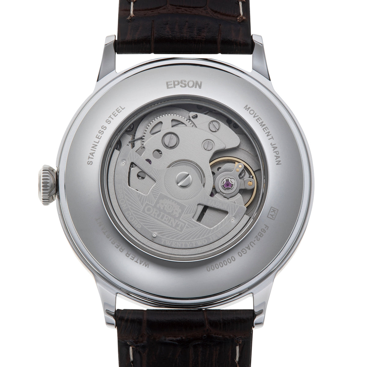 ORIENT RA-AK0702Y Classic Multi-function Automatic Leather Strap Watch