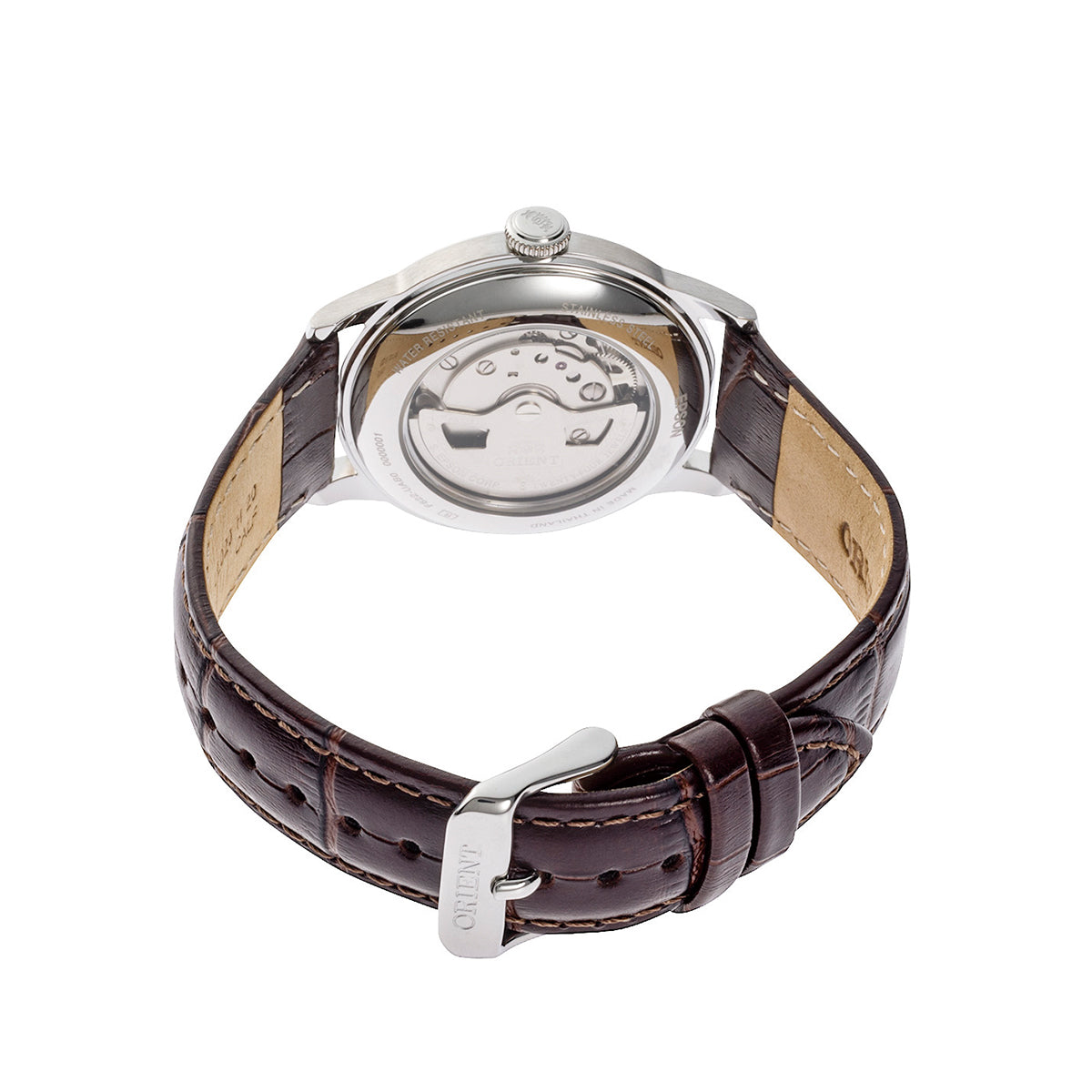 ORIENT RA-AP0105Y Bambino 38.4mm Ivory Dial Small Seconds Automatic Brown Leather Strap Watch