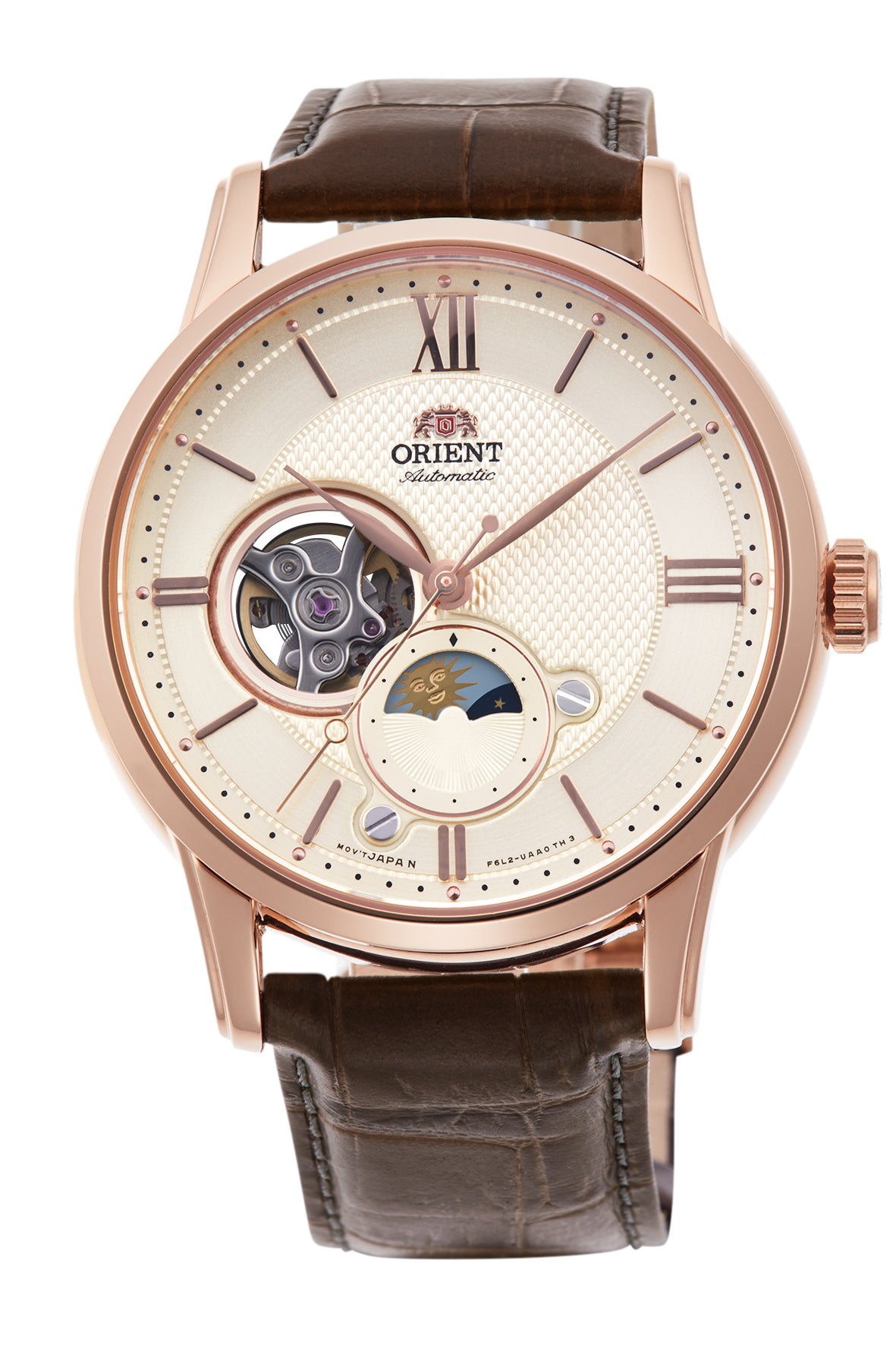 ORIENT RA-AS0009S Mechanical Classic Watch, Leather Strap - 42.0mm