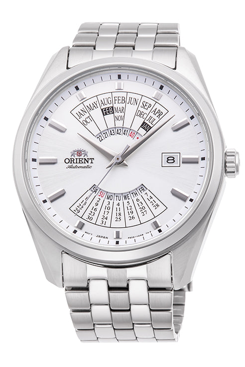 ORIENT RA-BA0004S Contemporary Multi-year Calendar Automatic Bracelet Chain Watch
