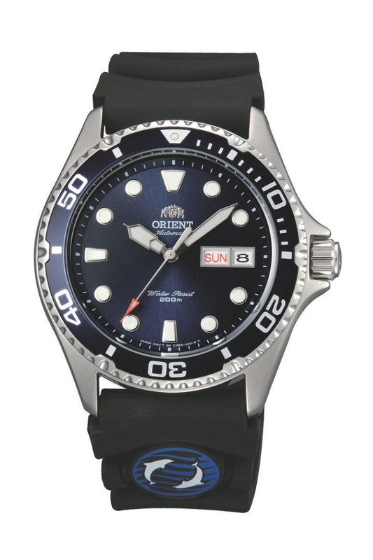 ORIENT AA02008D Mechanical Sports Watch, Rubber Strap - 41.5mm