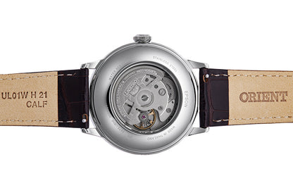ORIENT RA-AC0023E Mechanical Classic Watch, Leather Strap - 40.5mm