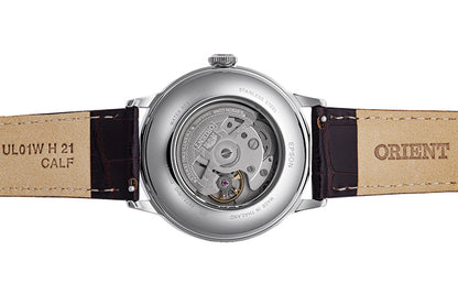 ORIENT RA-AC0026R Mechanical Classic Watch, Leather Strap - 40.5mm