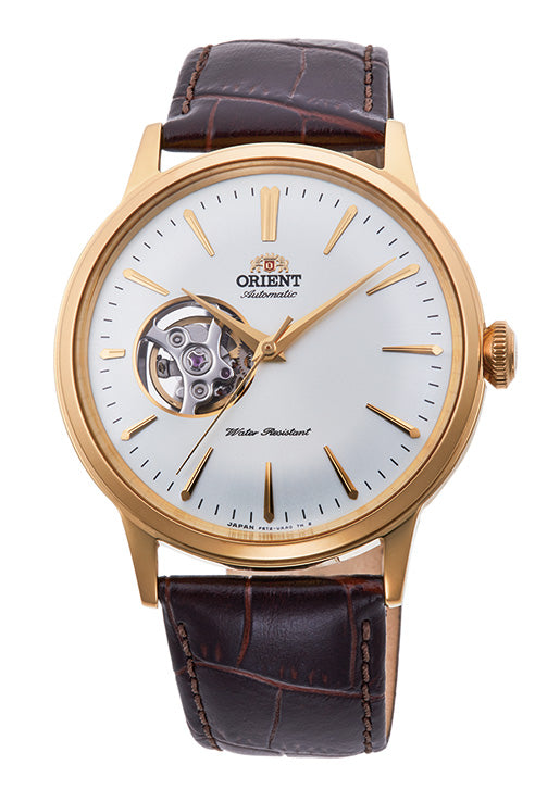 ORIENT RA-AG0003S Bambino semi skeleton Classic Automatic Gents Leather Strap Watch