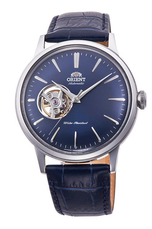 ORIENT RA-AG0005L Bambino semi skeleton Classic Automatic Gents Leather Strap Watch