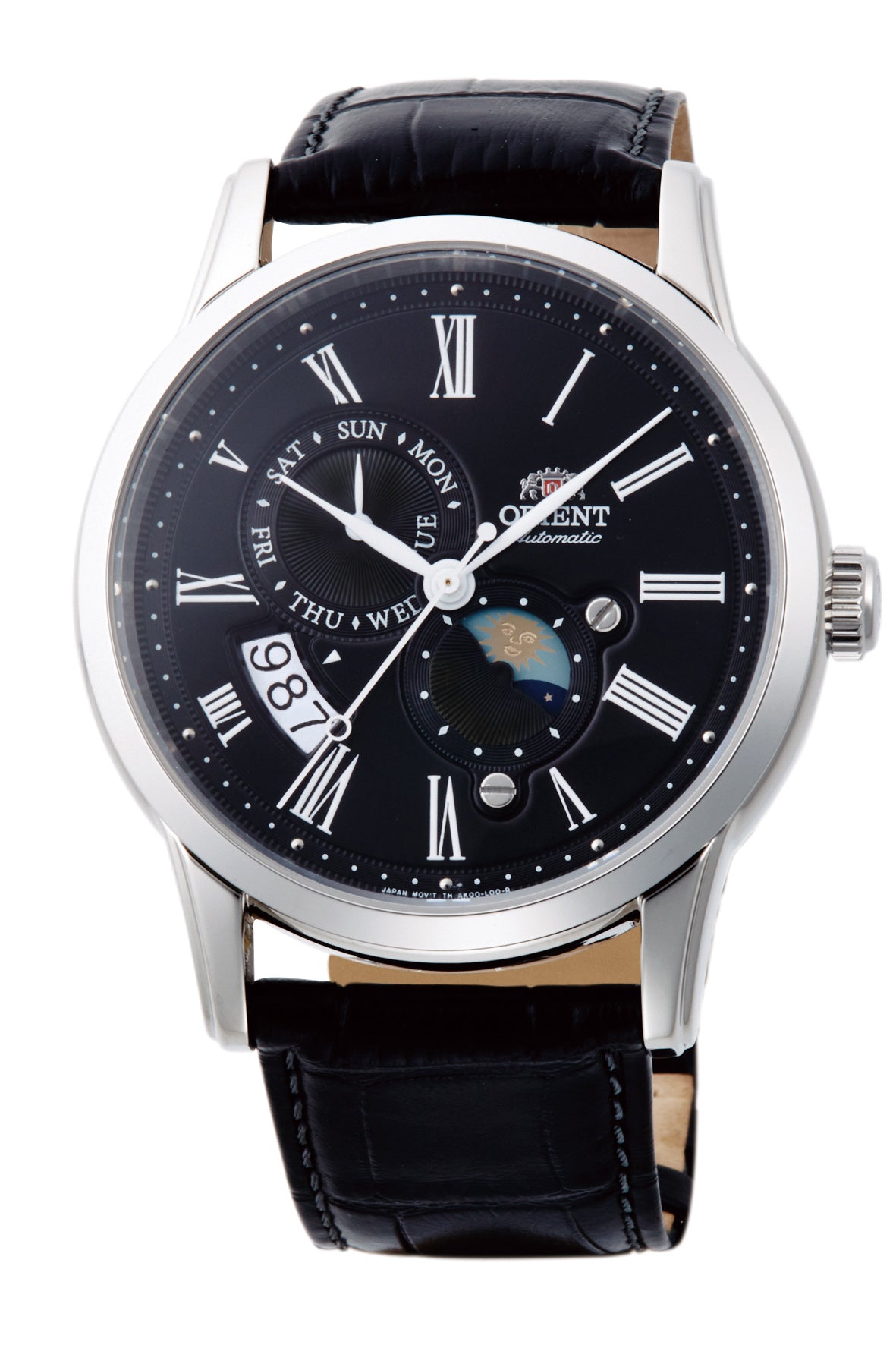 ORIENT RA-AK0010B Sun & Moon Classic Automatic Gents Leather Strap Watch