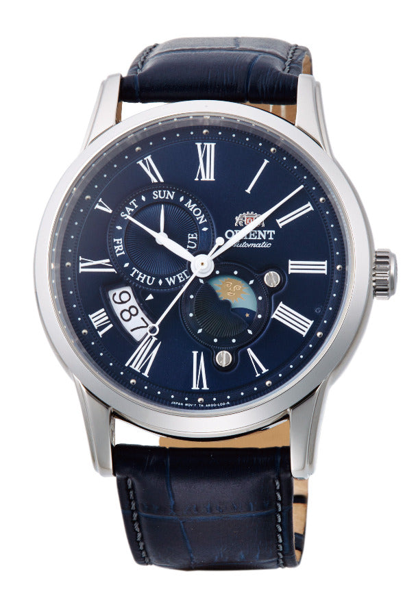 ORIENT RA-AK0011D Sun & Moon Classic Automatic Gents Leather Strap Watch