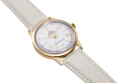 ORIENT RA-WK0001S Quartz Classic Watch, Synthetic leather Strap - 38.4mm