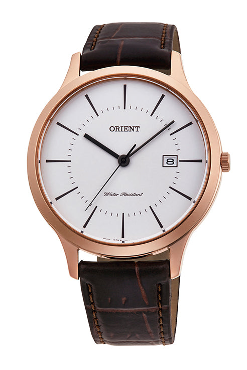 ORIENT RF-QD0001S Contemporary Quartz Ladies Leather Strap Watch