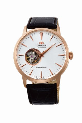 ORIENT AG02002W Contemporary Automatic Leather Strap Watch