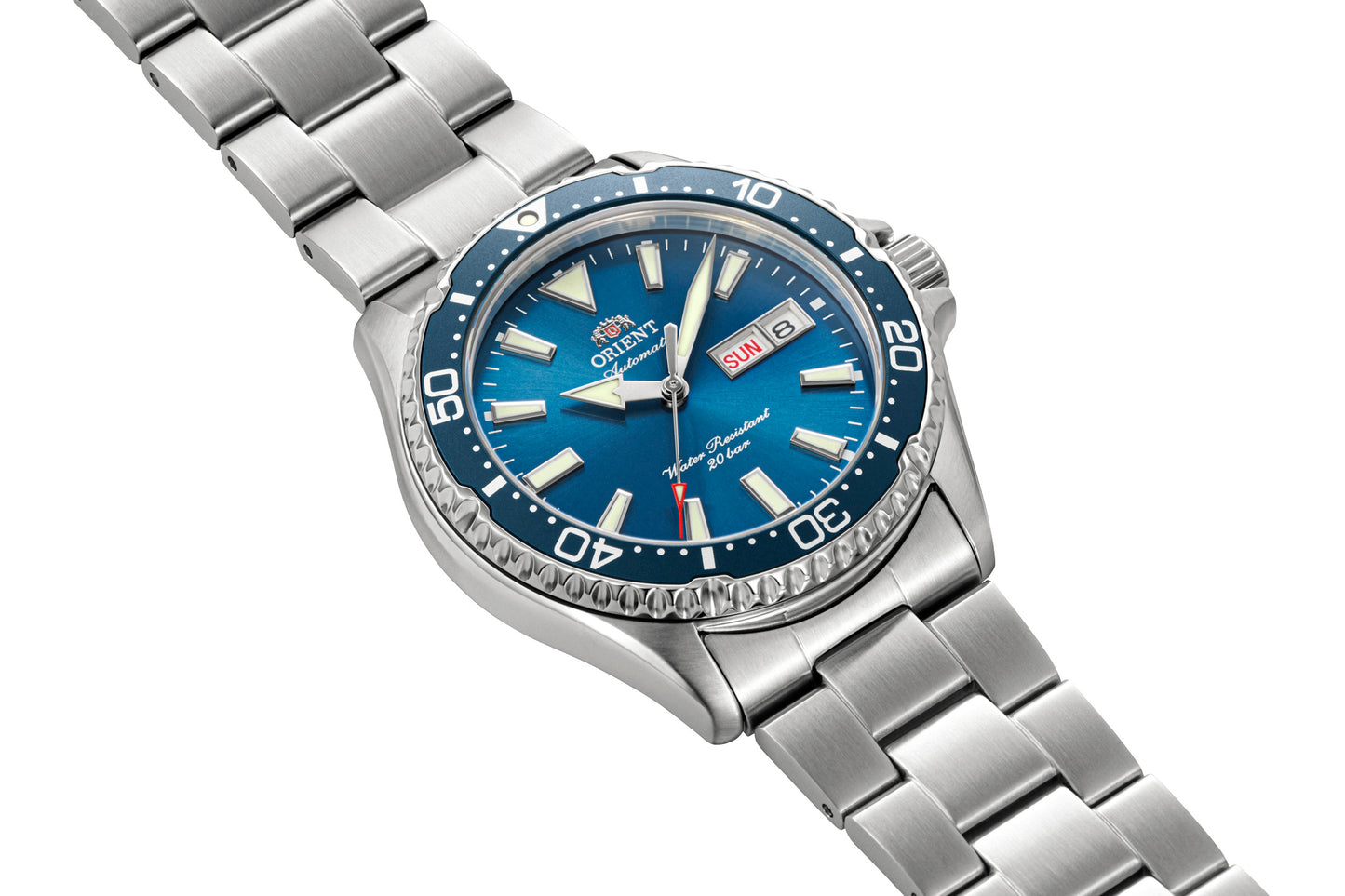 Orient RA-AA0824L39B Sports Mako Blue Dial Steel Mens Automatic Watch-41.8mm