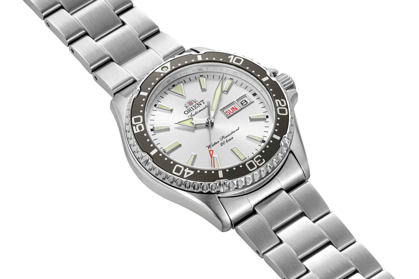 Orient RA-AA0825S39B Sports Mako White Dial Steel Mens Automatic Watch-41.8mm