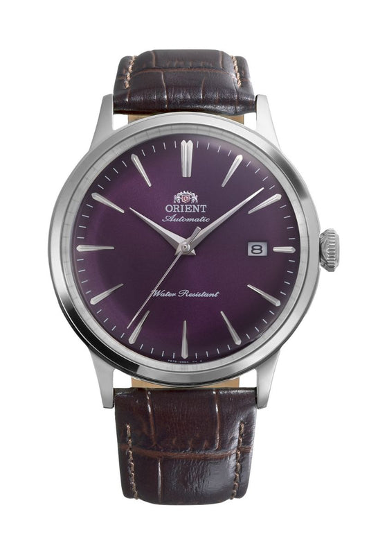 ORIENT RA-AC0032V Mechanical Bambino Watch, Leather Strap - 40.5mm