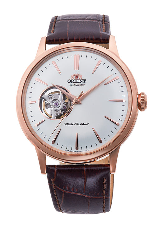 ORIENT RA-AG0001S Bambino semi skeleton Classic Automatic Gents Leather Strap Watch