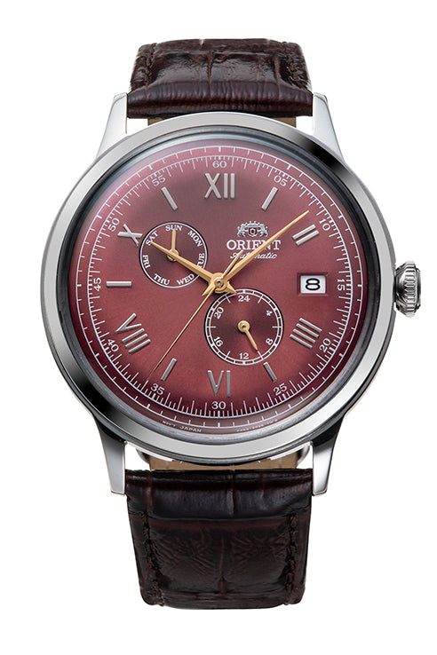 ORIENT RA-AK0705R Classic Multi-function Automatic Leather Strap Watch