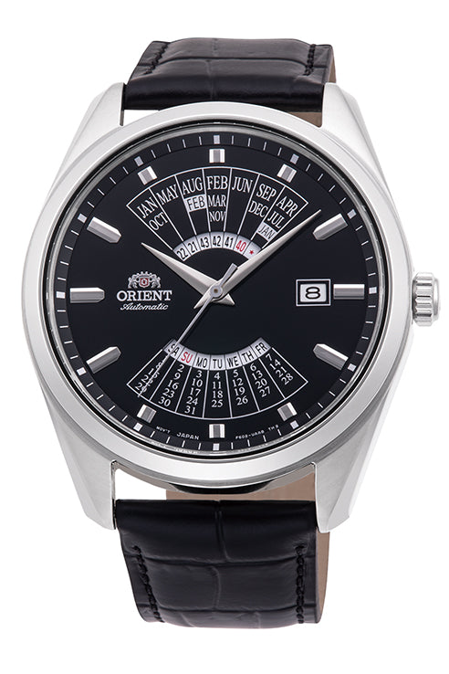 ORIENT RA-BA0006B  Contemporary Multi-year Calendar Automatic Leather Strap Watch