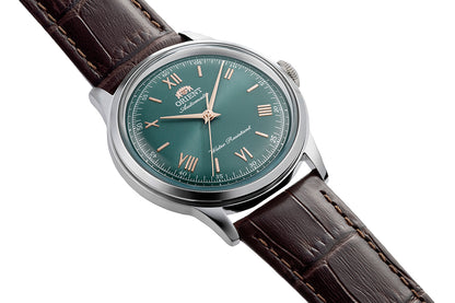 ORIENT RA-BB0001E Bambino Automatic Brown Leather Strap Watch-38.4mm