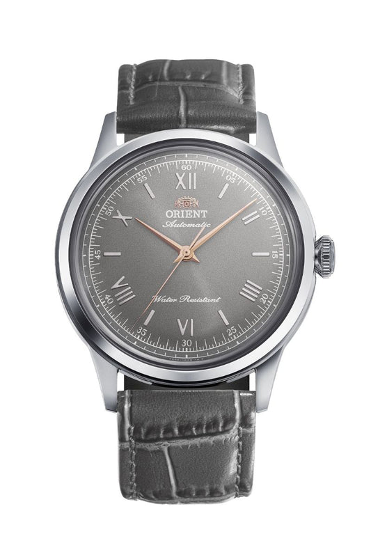 ORIENT RA-BB0006N Bambino Automatic Brown Leather Strap Watch-38.4mm