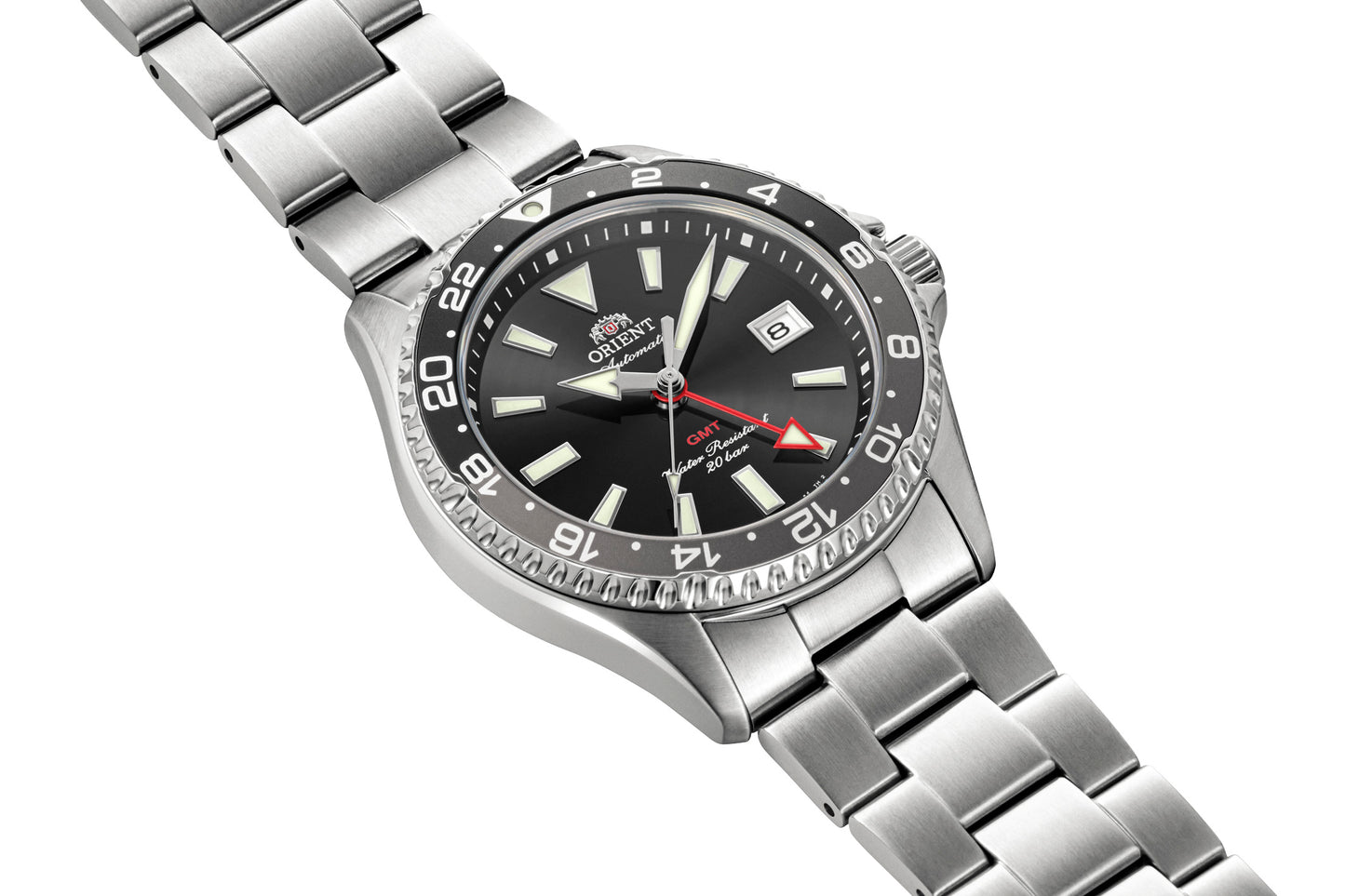 Orient RA-BC0001B30B Mako GMT Watch-42.8mm