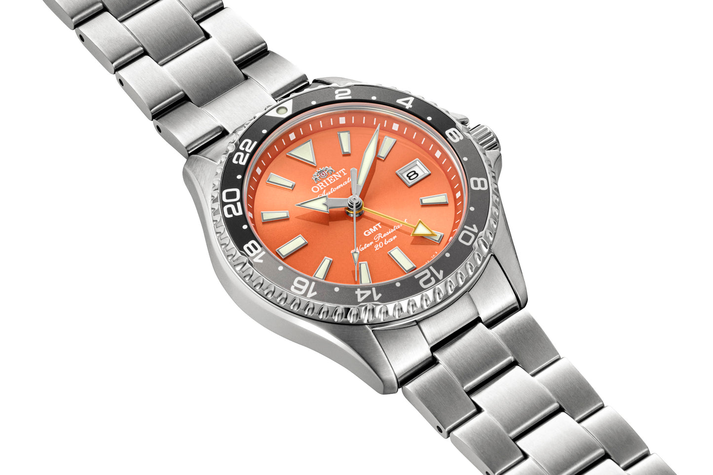 Orient RA-BC0004Y30B Mako GMT Watch-42.8mm