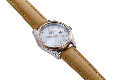 ORIENT RA-WG0604S10B Quartz Contemporary Watch, Leather Strap - 32.1mm